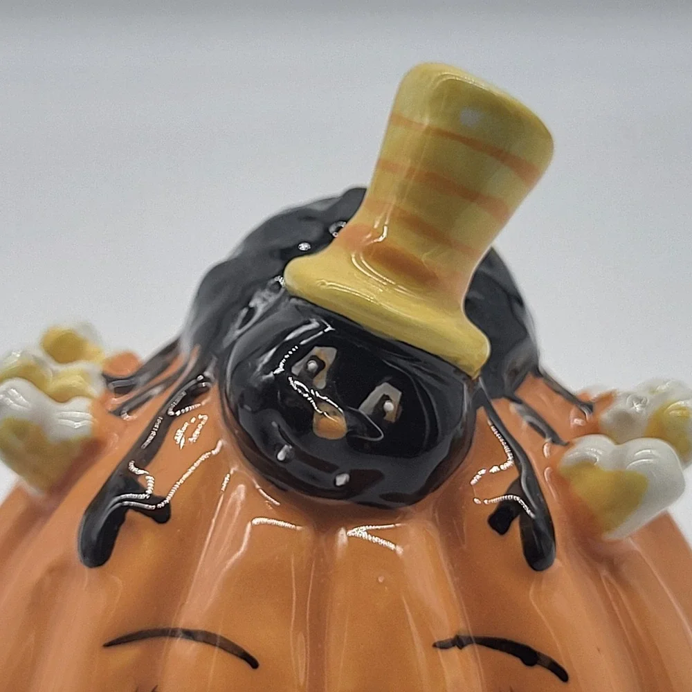 Transpac Holiday Shop Pumpkin Spider Salt Pepper Shakers Halloween Set